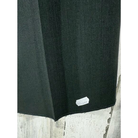 Lanificio Mario Zegna 54 (37x35) Gray Viscose High Rise Pleated Unhemmed Italy - Picture 9 of 9